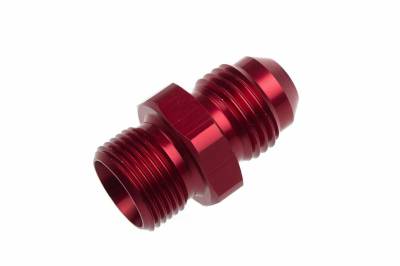 Red Horse Products - -06 to 9/16" x 24 holley single feed carb fitting - red