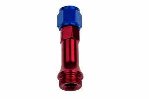 Red Horse Products - -06 X  7/8-20 Long-style Carburetor Inlet Fittings  - red/blue - 2/pkg..