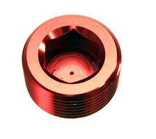 Red Horse Products - -01 (1/16") NPT hex head pipe plug - red - 2/pkg