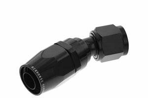 Red Horse Products - -06 30 degree female aluminum hose end - black