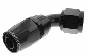 Red Horse Products - -16 60 degree female aluminum hose end - black