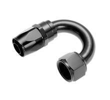 Red Horse Products - -08 180 degree female aluminum hose end - black