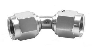 Red Horse Products - -10 fl to fl AN/JIC flare swivel coupling 45 deg - clear