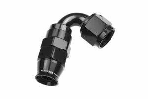 Red Horse Products - -04 AN 120 Degree PTFE reusable  Hose End - Black