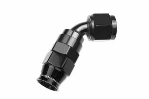 Red Horse Products - -04 AN 60 Degree PTFE reusable  Hose End - Black