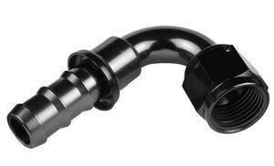 Red Horse Products - -10 120 degree AN/JIC hose end push lock - black