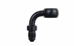 Red Horse Products - -04 AN to 10mm(3/8") Banjo Bolt, 90 degree - black