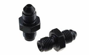 Red Horse Products - -03 to 10mmx1.25 male inverted flare -black -2pcs/pkg