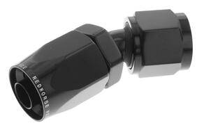 Red Horse Products - -12 30 degree female aluminum hose end - black