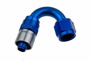 Red Horse Products - -06 AN 150 Degree Crimp Style Hose End - Blue