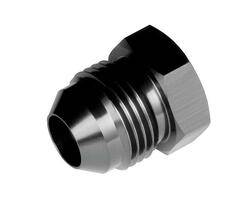 Red Horse Products - -04 AN flare plug-black -2pcs/pkg