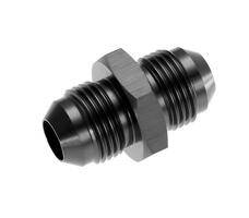 Red Horse Products - -12 male to male 1-1/16" x 12 AN/JIC flare union - black