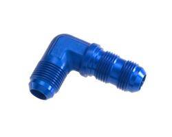 Red Horse Products - -04 90 degree male AN/JIC bulkhead adapter - blue