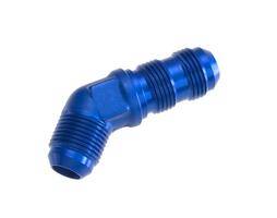 Red Horse Products - -03 male AN/JIC bulkhead adapters 45 degree - blue