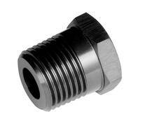 Red Horse Products - -04 (1/4") NPT male to -02 (1/8") NPT female reducer - black