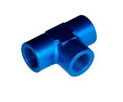 Red Horse Products - 1/8" fm tee NPT adapter-blue