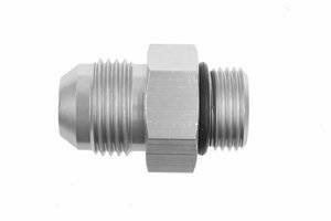 Red Horse Products - -20 AN male to -20 O-ring port adapter (high flow radius ORB) - clear