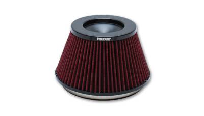 Vibrant Performance - Vibrant Performance - 10960 - THE CLASSIC Performance Air Filter, 6 in. Inlet ID x 5.375 in.