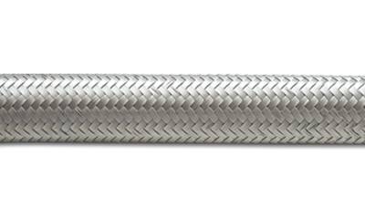 Vibrant Performance - Vibrant Performance - 11904 - 2ft Roll of Stainless Steel Braided Flex Hose; AN Size: -4; Hose ID 0.22 in.