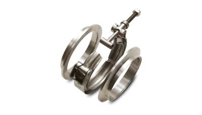Vibrant Performance - Vibrant Performance - 12488 - V-Band Titanium Flange Assembly, for 2.00 in. O.D. Tubing