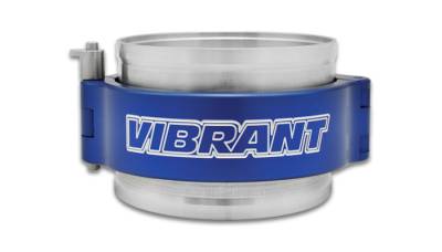 Vibrant Performance - Vibrant Performance - 12515B - HD Clamp Assembly for 2.5 in. OD Tubing - Anodized Blue Clamp
