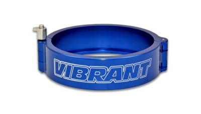 Vibrant Performance - Vibrant Performance - 12535B - Vibrant HD Quick Release Clamp with Pin for 2.5 in. OD Tubing - Anodized Blue