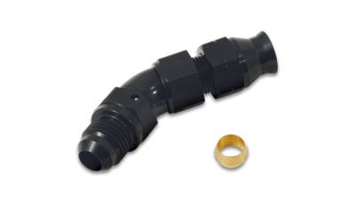 Vibrant Performance - Vibrant Performance - 16576 - 45 Degree Tube to Male AN Adapter, Tube O.D. - 3/8 in.; AN Size: -6
