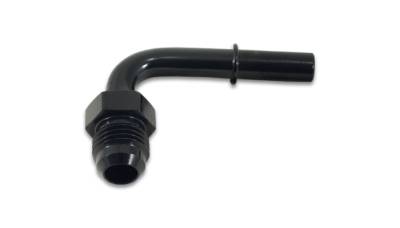 Vibrant Performance - Vibrant Performance - 16875 - 90 Degree Male AN Push-On EFI Adapter, AN Size: -6; Barb Size: 0.3125 in.