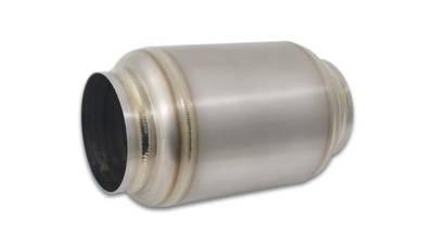 Vibrant Performance - Vibrant Performance - 17630 - Race Mufflers, Inlet/Outlet I.D: 3 in.; Overall Length: 7 in.