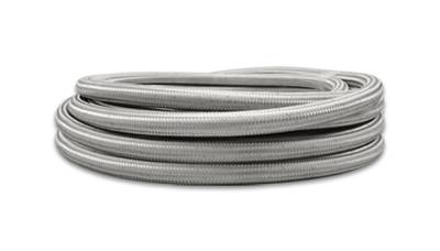 Vibrant Performance - 10ft Roll of Stainless Steel Braided Flex Hose with PTFE Liner; AN Size: -6