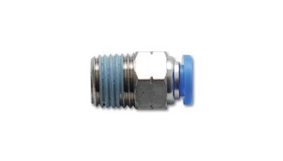 Vibrant Performance - Vibrant Performance - 22653 - Male Straight Fitting, for 3/16 in. O.D. Tubing (1/8 in. NPT Thread)