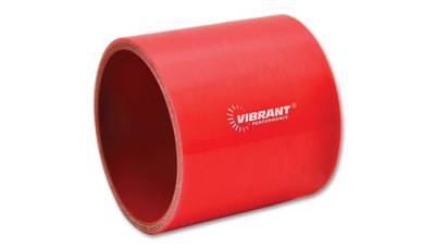 Vibrant Performance - Vibrant Performance - 2700R - Straight Hose Coupler, 1.00 in. I.D. x 3.00 in. long - Red