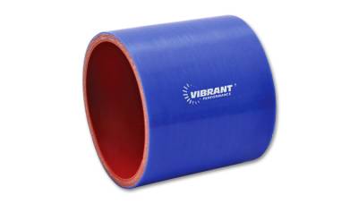 Vibrant Performance - Vibrant Performance - 2706B - Straight Hose Coupler, 2.00 in. I.D. x 3.00 in. long - Blue