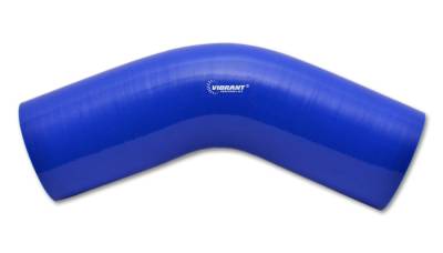 Vibrant Performance - Vibrant Performance - 2758B - 45 Degree Elbow, 4.5 in. I.D. x 3.00 in. Leg Length - Blue