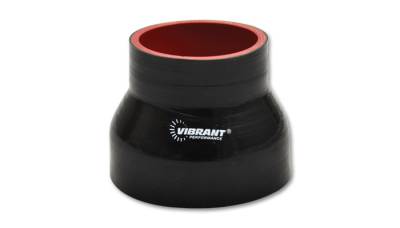 Vibrant Performance - Reducer Coupler, 3.00" I.D. x 3.50" I.D. x 3.00" long -Black