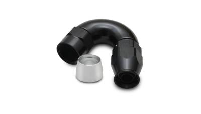 Vibrant Performance - Vibrant Performance - 28504 - 150 Degree High Flow Hose End Fitting for PTFE Lined Hose, -4AN