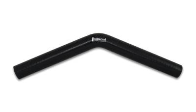 Vibrant Performance - 45 Degree Elbow, 1.00" I.D. x 8.00" Leg Length - Black