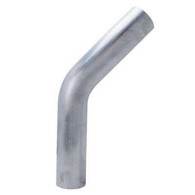 HPS Silicone Hose - HPS 3.25" OD 45 Degree Bend 6061 Aluminum Elbow Pipe 16 Gauge w/ 3 1/2" CLR