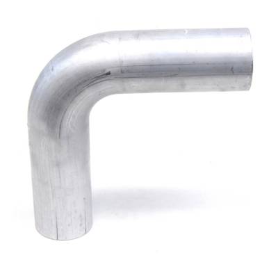 HPS Silicone Hose - HPS 3.25" OD 90 Degree Bend 6061 Aluminum Elbow Pipe 16 Gauge w/ 3 1/2" CLR