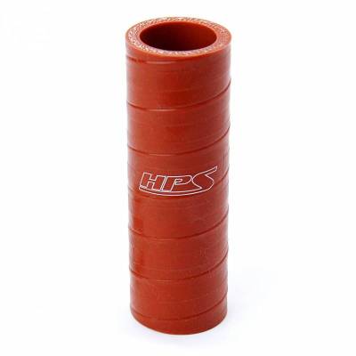 HPS Silicone Hose - HPS 1" ID , 4" Long High Temp 4-ply Aramid Reinforced Silicone Straight Coupler Hose Orange (25mm ID , 102mm Length)