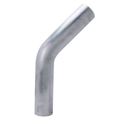 HPS Silicone Hose - HPS 1" OD 45 Degree Bend 6061 Aluminum Elbow Pipe 16 Gauge w/ 1 1/2" CLR