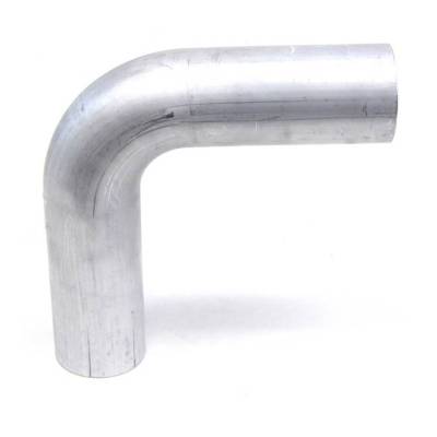 HPS Silicone Hose - HPS 1" OD 90 Degree Bend 6061 Aluminum Elbow Pipe 16 Gauge w/ 4" CLR