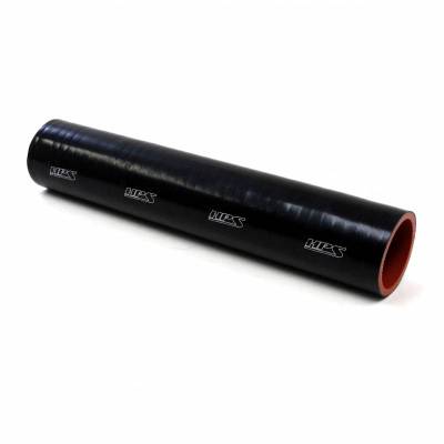 HPS Silicone Hose - HPS 1-3/16" ID , 1 Foot Long High Temp 4-ply Reinforced Silicone Coupler Tube Hose Black (30mm ID)