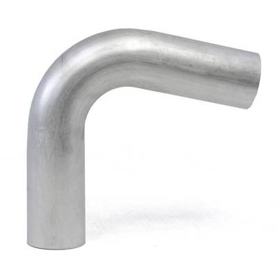 HPS Silicone Hose - HPS 2" OD 100 Degree Bend 6061 Aluminum Elbow Pipe 16 Gauge w/ 2" CLR
