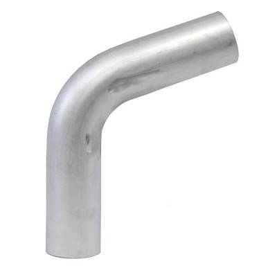 HPS Silicone Hose - HPS 2" OD 70 Degree Bend 6061 Aluminum Elbow Pipe 16 Gauge w/ 2" CLR