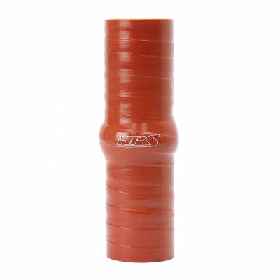 HPS Silicone Hose - HPS 3/4" ID , 4" Long High Temp 4-ply Aramid Reinforced Silicone Hump Coupler Hose Orange (19mm ID , 102mm Length)