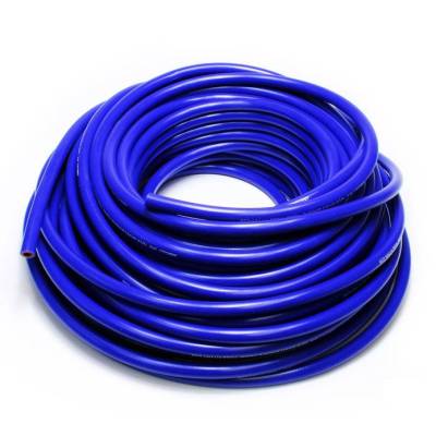 HPS Silicone Hose - HPS 3/8" ID blue high temp reinforced silicone heater hose 250 feet roll, Max Working Pressure 80 psi, Max Temperature Rating: 350F, Bend Radius: 1-1/2"