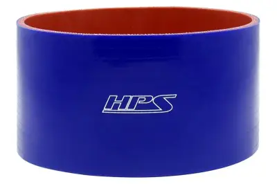 HPS Silicone Hose - HPS 4-1/8" ID , 4" Long High Temp 4-ply Reinforced Silicone Straight Coupler Hose Blue (105mm ID , 102mm Length)