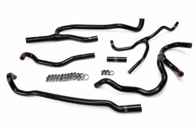 HPS Silicone Hose - HPS Black Reinforced Silicone Heater Hose Kit Coolant for Chevy 16-17 Camaro SS Coupe 6.2L V8