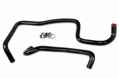 HPS Silicone Hose - HPS Black Reinforced Silicone Heater Hose Kit Coolant for Jeep 06-10 Commander 5.7L V8 Without Rear A/C